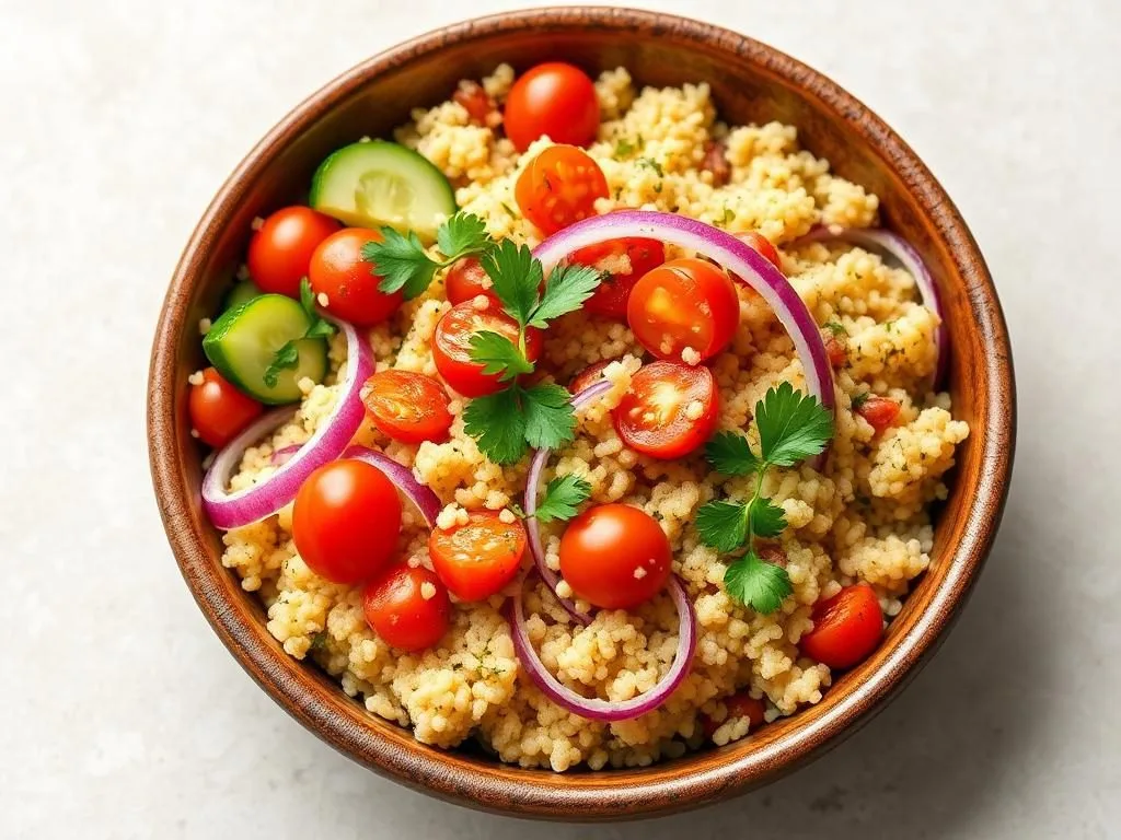 Mediterranean Veggie Couscous