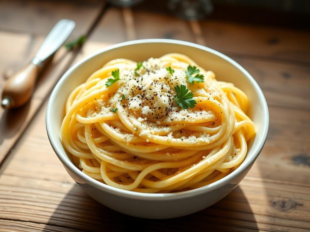 Creamy Garlic Parmesan Pasta
