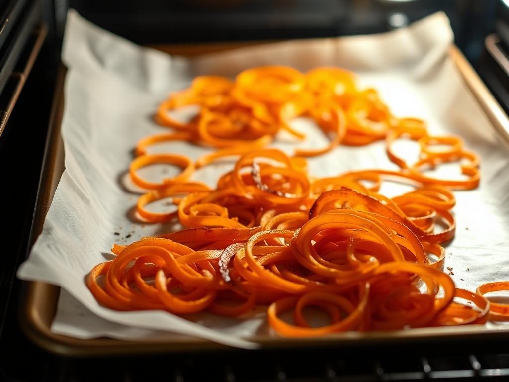 Miso butter sweet potato noodles