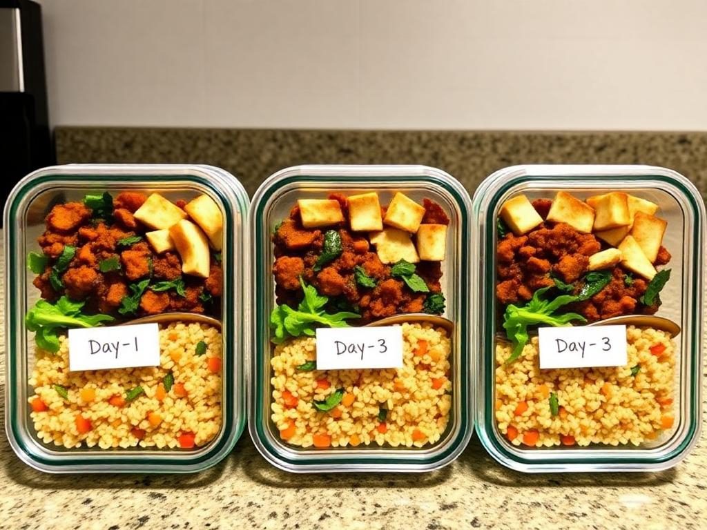 Thai peanut tofu Buddha bowl